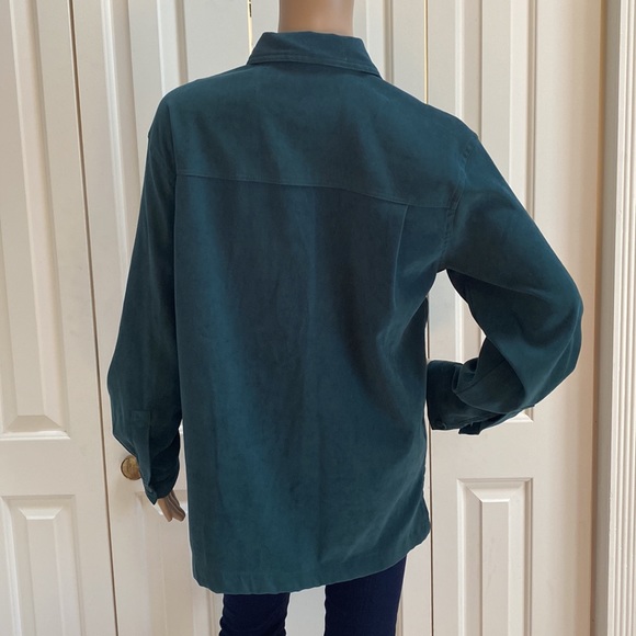 Vintage Classic Elements Womens S Green Long Sleeve Button Up Shirt. - Picture 6 of 12